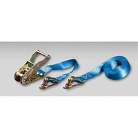 STRAP 1000kg BLUE 5m x 25mm,2 PIECE,HOOKS