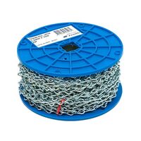 CHAIN SINGLE JACK 2.5mm ZINC PLATED, 45m ROLL