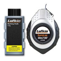 CHALK REEL, 30m WITH RUBBER SURROUND GRIP