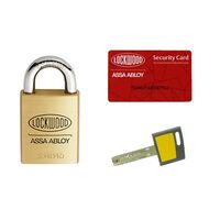PADLOCK, 19mm VPIL KEYED DIFF MT5+, INC (LOCK, CARD & KEY)