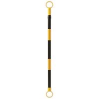 TRAFFIC CONE & BOLLARD EXTENS BAR 1.35m - 2.1m, YELLOW/BLACK