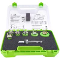 HOLESAW SET 13PC QUICK CHANGE ELECTRICN, 6 SAWS/BOSSES+ARBOR