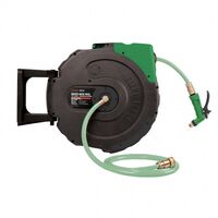 HOSE REEL, HELIX, PVC, WATER 20m, CONTROLLED RETURN