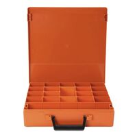 ROLACASE WITH 6 DIVIDERS ORANGE 370 x 370 x 85mm
