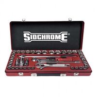 SOCKET SET, 1/2in DRIVE 42 PIECE METRIC/AF