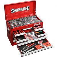 TOOL KIT, TOP CHEST METRIC/AF 176 PIECE