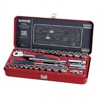 SOCKET SET, METRIC/AF 32PCE 3/8in DRIVE