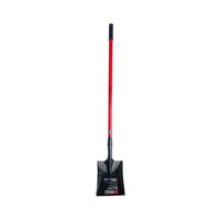 SHOVEL, MEDIUM SQUARE MOUTH LONG FIBREGLASS HANDLE