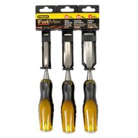 WOOD CHISEL 3 PIECE SET STANLEY FATMAX