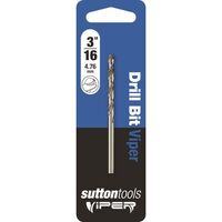 JOBBER DRILL 3/16 x 3-1/2 HSS SUTHSS3/16