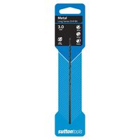 DRILL, HSS 3 x 130mm, LONG SERIES, BLUE FINISH