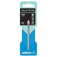 DRILL BIT, 6mm GLASS & TILE