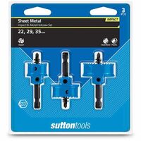 HOLESAW SET, 3PCE 22,25,32mm IMPACT HEX SHANK