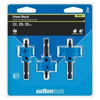 HOLESAW SET, ELECTRICIANS 7PCE IMPACT HEX SHANK