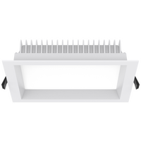 HANECO AURORA SQUARE 10W D/L 3CCT IP54 DIM 90MM C/O WHITE