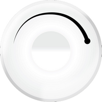 HANECO WHITE DIMMER KNOB FOR DUOG2 LED DIMMING SWITCH