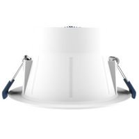 HANECO VIVA EVO TRADEPACK 12 x 8W LED DOWNLIGHT WITH 3CCT 90MM C/O FLUSH DIFFUSER WHITE (12 DL per Tradepack)