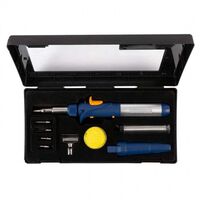 BLOW TORCH & SOLDERING IRON BUTANE, 11 PIECE KIT