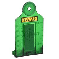 TARGET CARD, GREEN LASER