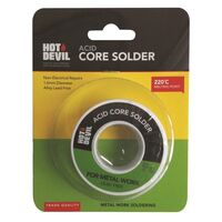SOLDER, ACID CORE, METAL WORK