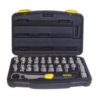 SOCKET SET 21PCE THRUDRIVE AF + METRIC PROFESSIONAL GRADE