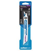 RECIP BLADE,SHEET METAL,BI-MTL 150x 19x 0.9mm, 18TPI CURV [2]