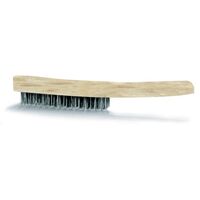 WIRE BRUSH 6 rows STEEL/WOOD