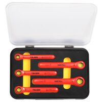 WRENCH SET, 5 PIECE RING GEAR INSULATED, 10 12 13 14 & 17mm