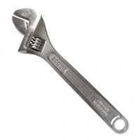 ADJUSTABLE WRENCH, 8in WITH CONTROL GRIP HANDLE