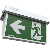 HANECO ESODO Box Surface Mount Exit IP65 IK10 24m Viewing 1.5W Li Battery 300x126x155mm 1.5hrs