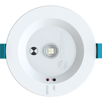 HANECO LUME LED D63 EMERGENCY D/L 5700K Ø110MM WH C/O with Surface Mount Kit