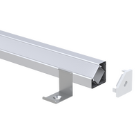 HANECO PARALLAX PROFILE, SUSPENDED, ROUNDED PROFILE, 2M