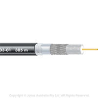 CABLE, COAXIAL RG6 TRI FLOODED 305M