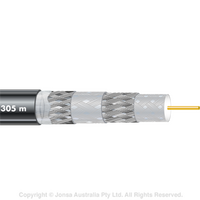 CABLE, COAXIAL RG11 QUAD FLOODED 305M