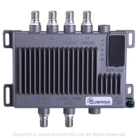MULTISTACKER, 4 SAT IF INPUTS, MULTI STACKED OUTPUT 15V 3A