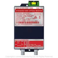 FIBRE, RECEIVER, HIGH OUTPUT SC/APC XGPON READY RF OUT 47 MHz TO 2400 MHz AT 95 dBuV, AGC RANGE +2 to -8 dBm
