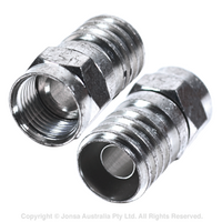 CONNECTOR F MALE HEX CRIMP RG6 QUAD MTL