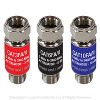 ATTENUATOR F MALE TO F FEMALE 3dB RATED 1 AMP (WITHOUT O-RING)