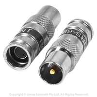 CONNECTOR, PAL MALE COMPRESSION, SUITS RG6 TRI SHIELD