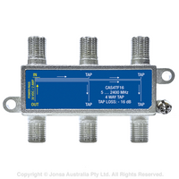 TAP 4 WAY 20 DB, 5...2400 MHz POWER PASS OUT-IN 30V 2A