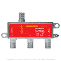 SPLITTER 3WAY F TYPE 5...2400MHz RPP 2A