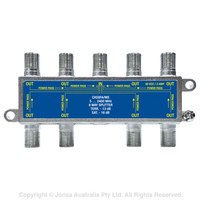 SPLITTER 8WAY F TYPE 5...2400MHz PP 2A