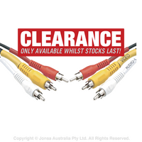 AUDIO VIDEO LEAD 3RCA-3RCA THICK 1.5M