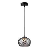 PENDANT S/M LED Amber Glass w/Segments Ellipse 5W Tri 3K/4K/6K 281 Lm