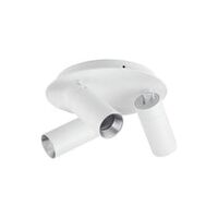 SPOT GU10 X 3 Outdoor Ceiling Adjustable Black IP54 RND Base OD240mm x H188mm