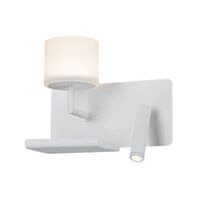 WALL Int City S/M 6W + 3W Reader Matt Wh w/Frosted Diff RIGHT