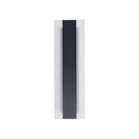 WALL S/M 18W RECT L570mm LED TRI 1340Lm IP65 White w/FR Diff 2YR