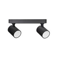 SPOT D/ADJ GU10 Blk IP20 RECT BAR L250mm x W75mm x H25mm