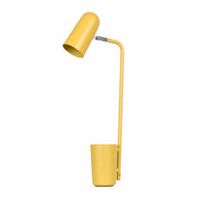 TABLE SES Matt Yellow ELLIPSE OD160mm Adj with Storage