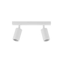 PILLAR ADJ 4 Light GU10 Wh IP44 SQ B/Plate